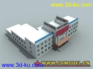 某城市电子地图建筑物模型的图片