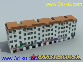 某城市电子地图建筑物模型的图片