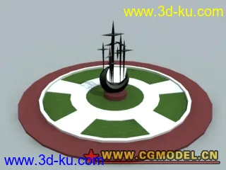 某城市电子地图建筑物模型的图片
