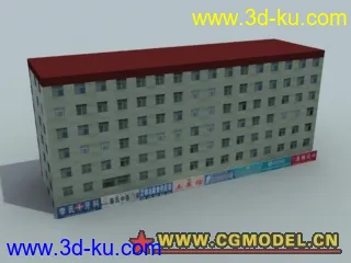 某城市电子地图建筑物模型的图片