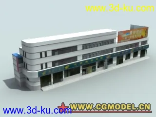 某城市电子地图建筑物模型的图片
