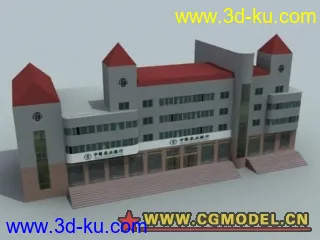 某城市电子地图建筑物模型的图片