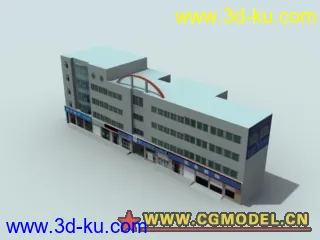 某城市电子地图建筑物模型的图片