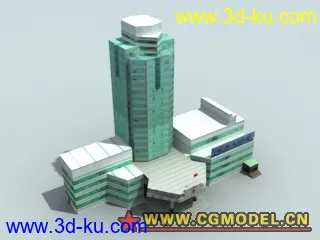 某城市电子地图建筑物模型的图片
