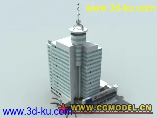 某城市电子地图建筑物模型的图片