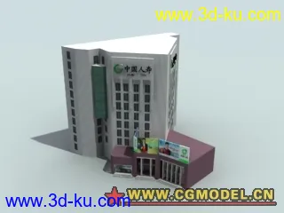 某城市电子地图建筑物模型的图片