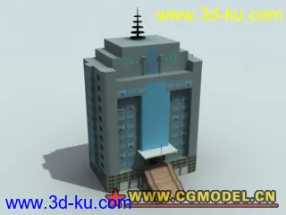 某城市电子地图建筑物模型的图片