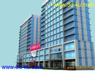 某城市电子地图建筑物模型的图片