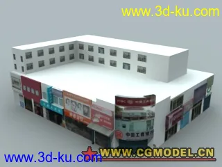 某城市电子地图建筑物模型的图片
