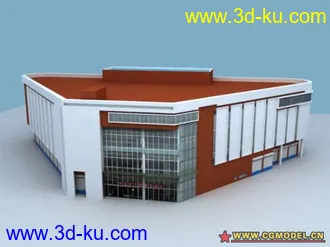 某城市电子地图建筑物模型的图片