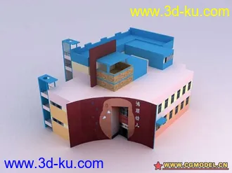 某城市电子地图建筑物模型的图片