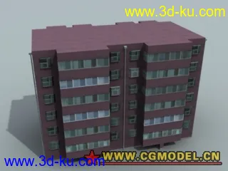 某城市电子地图建筑物模型的图片