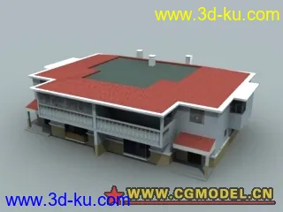 某城市电子地图建筑物模型的图片