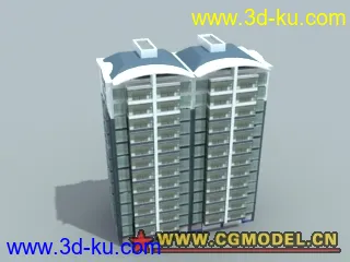 某城市电子地图建筑物模型的图片