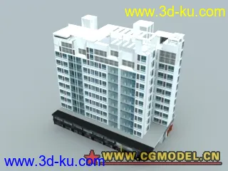 某城市电子地图建筑物模型的图片