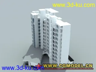 某城市电子地图建筑物模型的图片