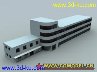 某城市电子地图建筑物模型的图片
