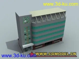 某城市电子地图建筑物模型的图片