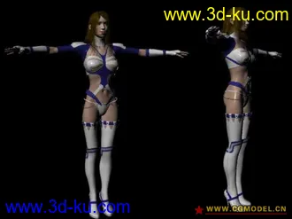 3D打印模型滿特別的服裝+女人的图片