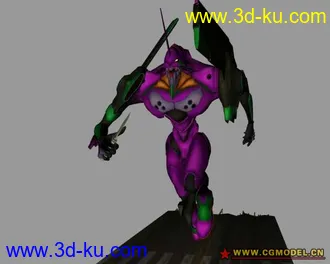 3D打印模型新世纪福音战士 初号机的图片