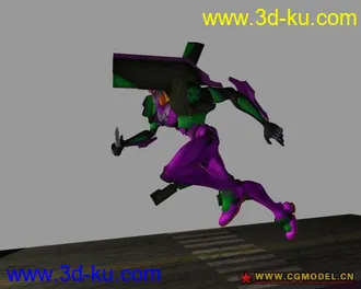 3D打印模型新世纪福音战士 初号机的图片