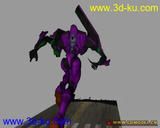 3D打印模型新世纪福音战士 初号机的图片