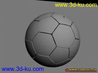 3D打印模型足球的图片