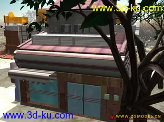 3D打印模型房子  有贴图的图片