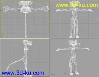 3D打印模型粉红豹的图片