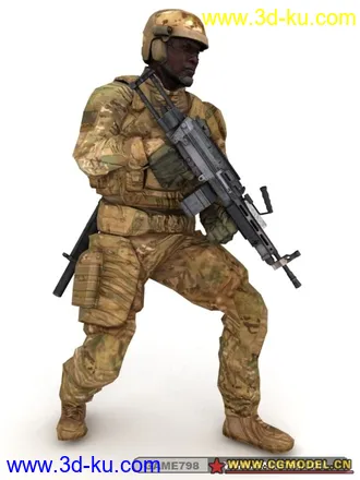 3D打印模型精模 三角洲特种部队1的图片