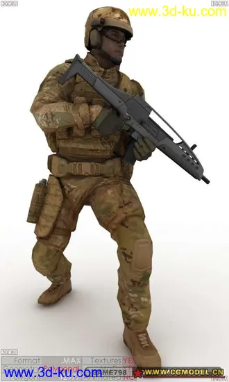 3D打印模型精模 三角洲特种部队2的图片