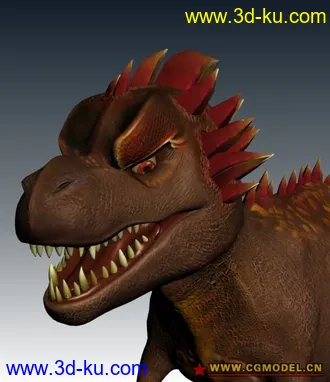 3D打印模型霸王龙，已绑定，带贴图，表情，精细的哦~的图片