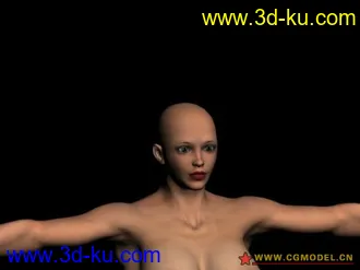 3D打印模型肌肉美女的图片