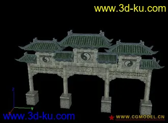 3D打印模型诛仙 青云大门的图片