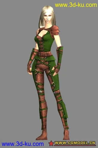 3D打印模型女游侠的图片