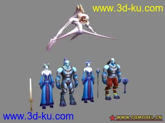 3D打印模型德莱尼的图片