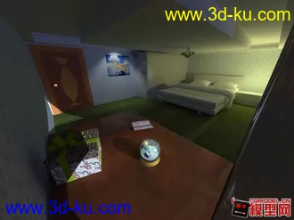 3D打印模型原创水晶球。的图片