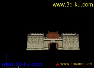3D打印模型洛阳城门的图片