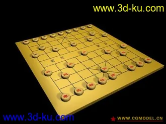 3D打印模型中国象棋的图片