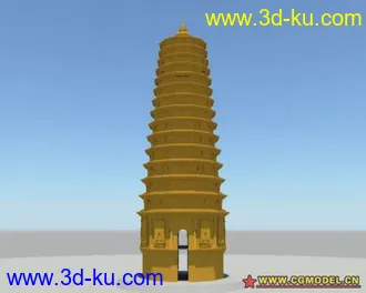 3D打印模型嵩岳寺塔的图片