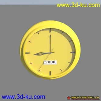 3D打印模型时钟的图片