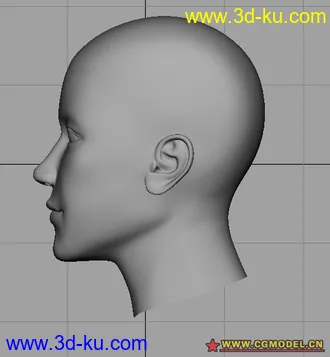 3D打印模型人头的图片