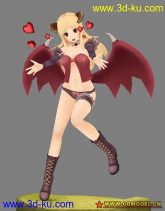 3D打印模型小恶魔萝莉MM的图片