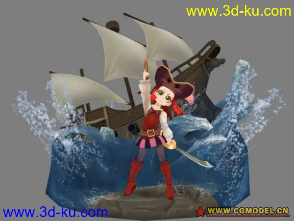 海盗MM模型的图片1