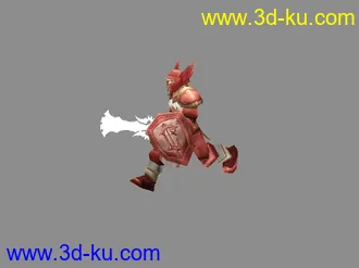 3D打印模型血色卫兵 已经绑定的图片