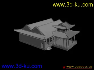 3D打印模型古代戏楼的图片