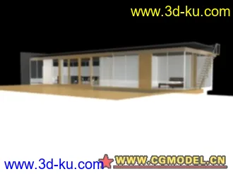 3D打印模型现代建筑的图片