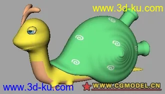 3D打印模型蜗牛的图片