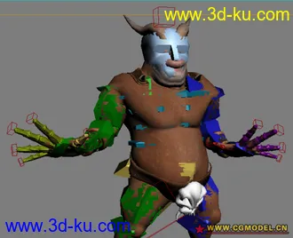 3D打印模型魔王，已绑定，带贴图，杰克逊舞蹈动作，精细的哦~~·的图片