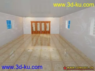 3D打印模型走廊一角的图片